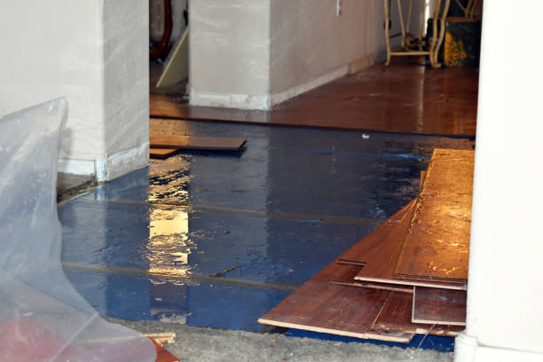 Professional Sewage Cleanup technician working in Polkville, NC